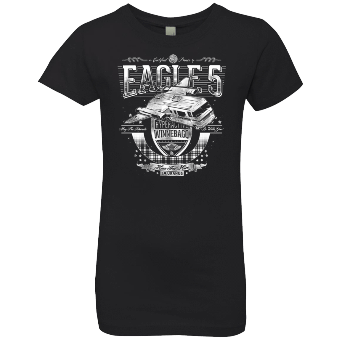 T-Shirts Black / YXS Hero 4 Hire Girls Premium T-Shirt