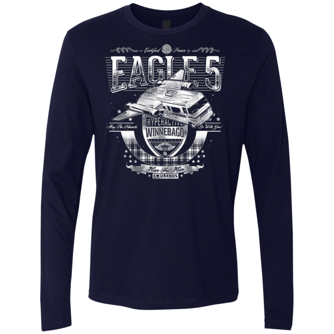 T-Shirts Midnight Navy / Small Hero 4 Hire Men's Premium Long Sleeve