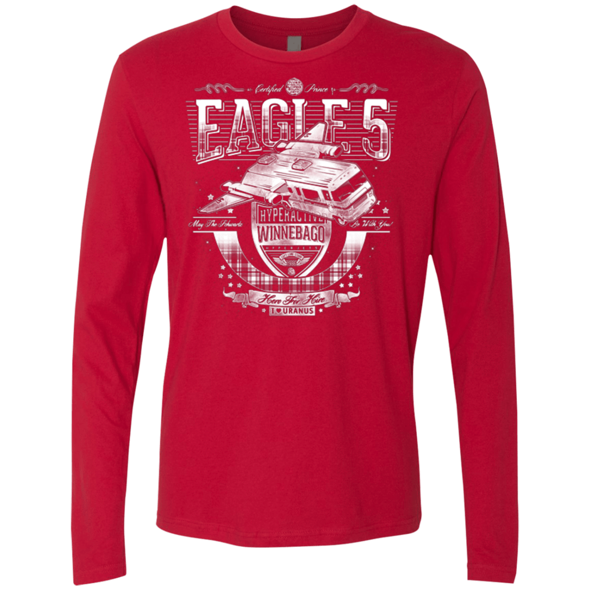 T-Shirts Red / Small Hero 4 Hire Men's Premium Long Sleeve