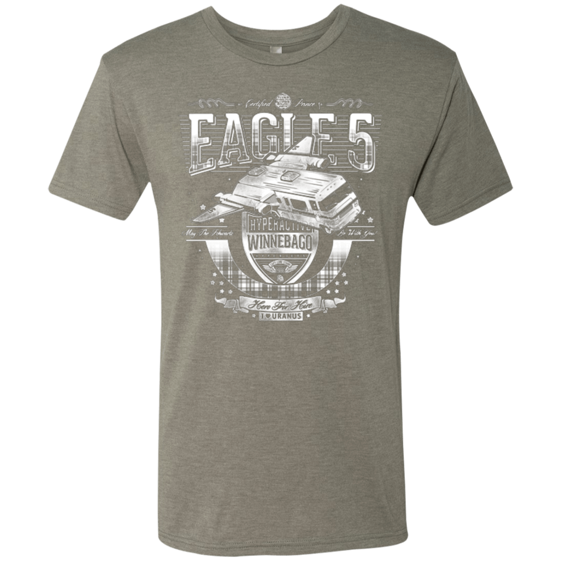 T-Shirts Venetian Grey / Small Hero 4 Hire Men's Triblend T-Shirt