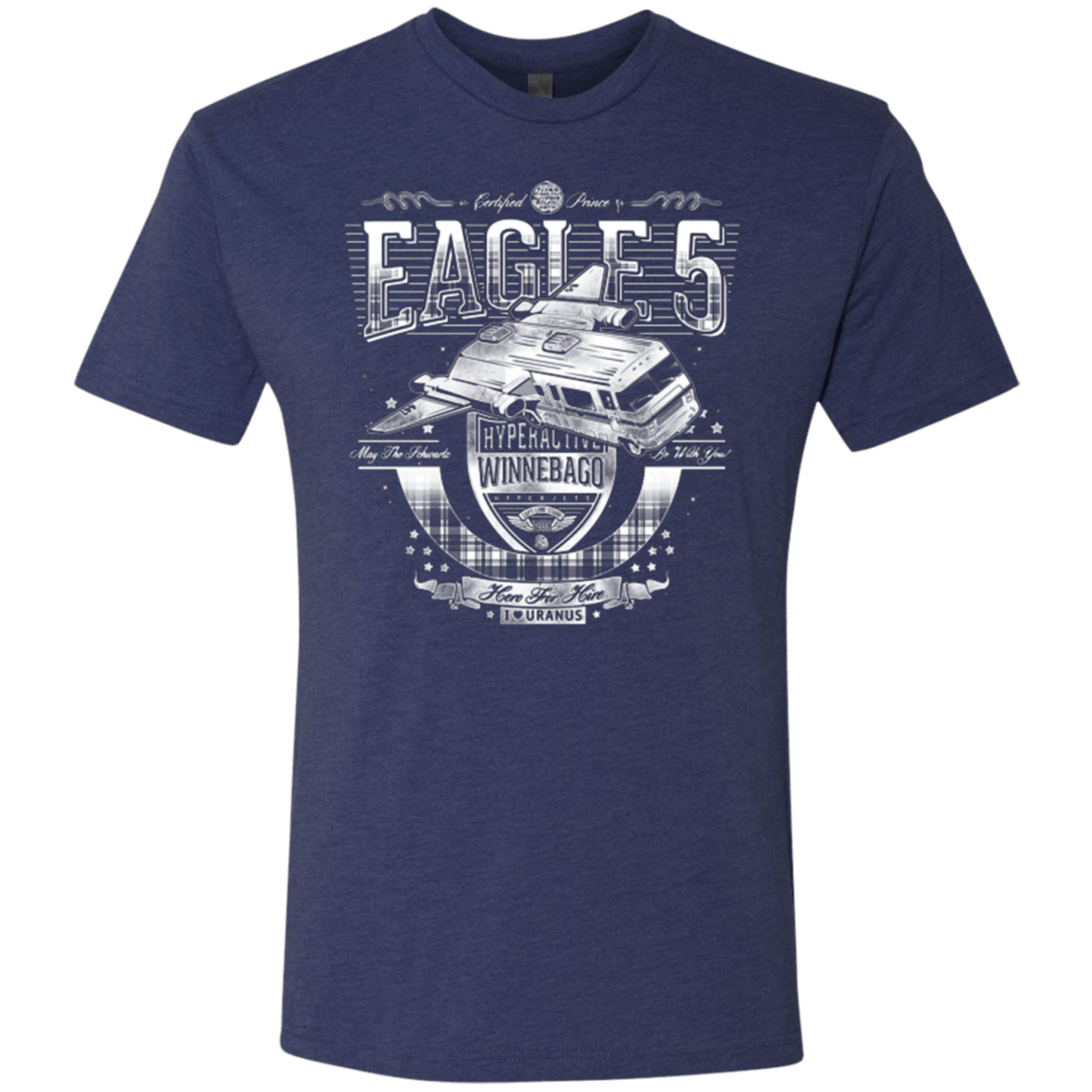 T-Shirts Vintage Navy / Small Hero 4 Hire Men's Triblend T-Shirt