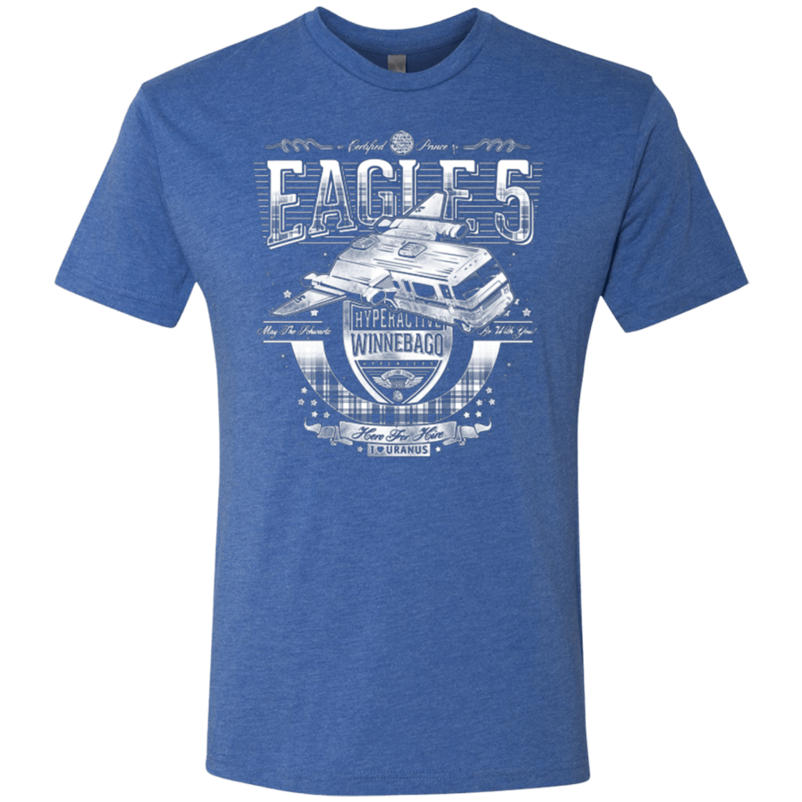 T-Shirts Vintage Royal / Small Hero 4 Hire Men's Triblend T-Shirt