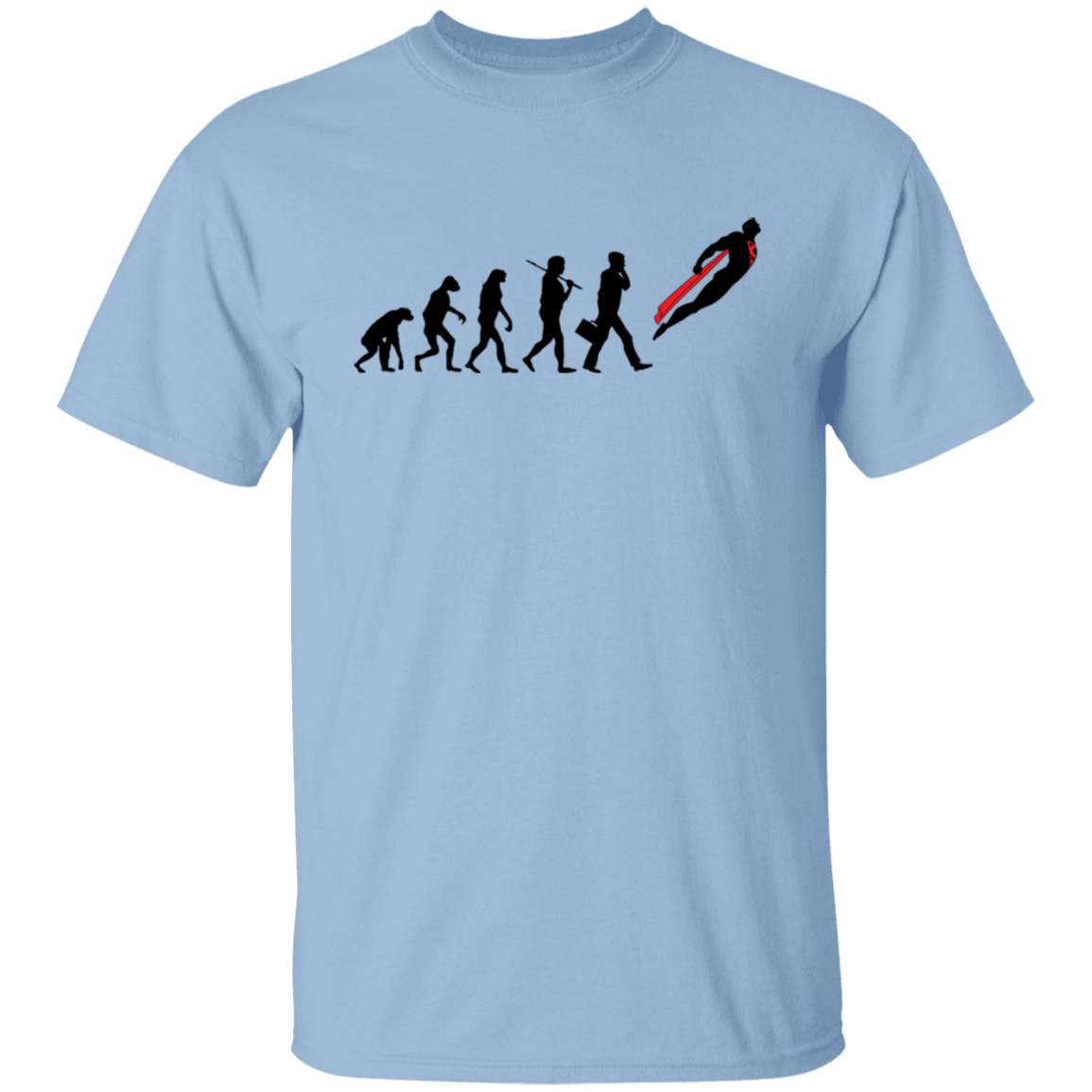 T-Shirts Light Blue / S Hero Evolution T-Shirt