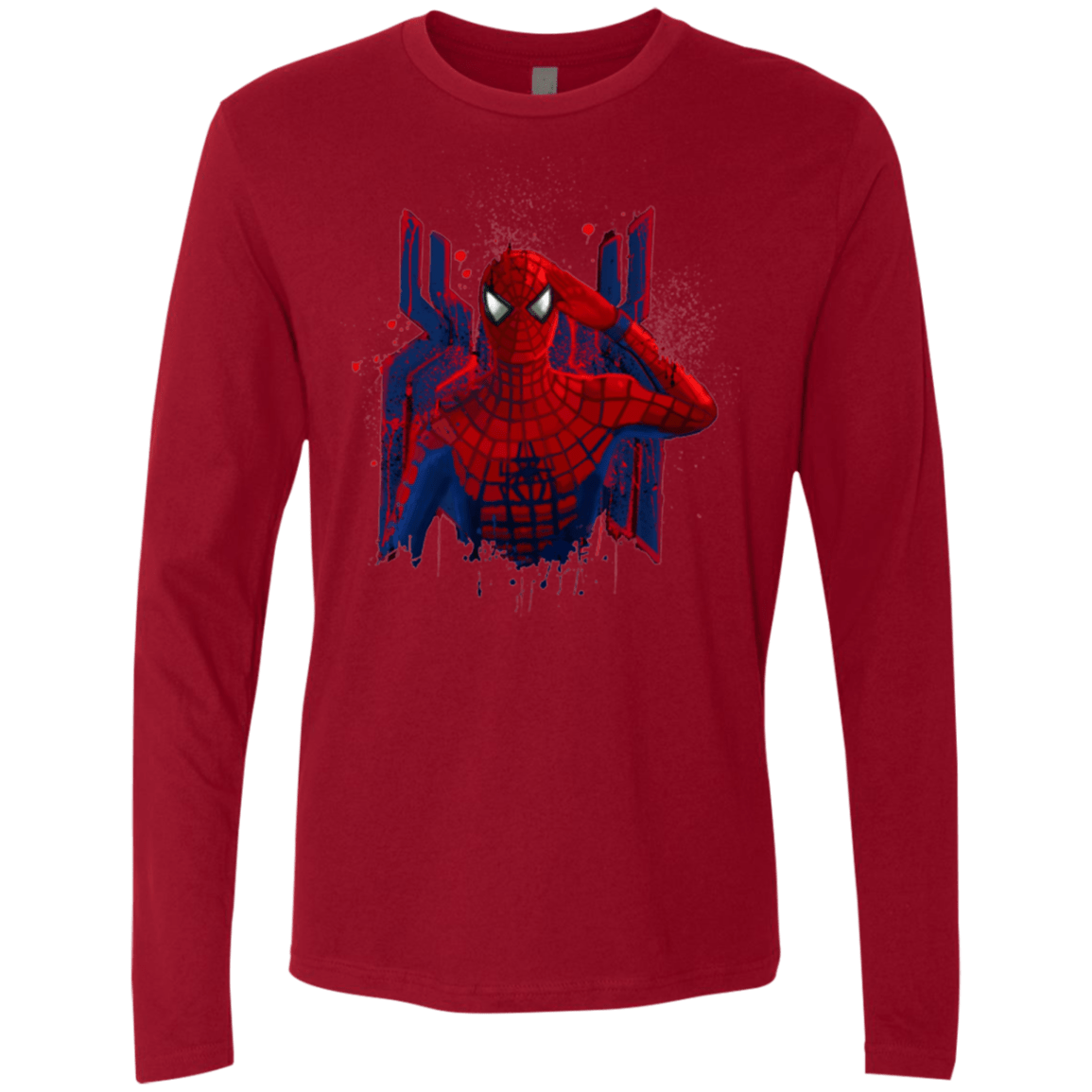 T-Shirts Cardinal / Small Hero of NY Men's Premium Long Sleeve