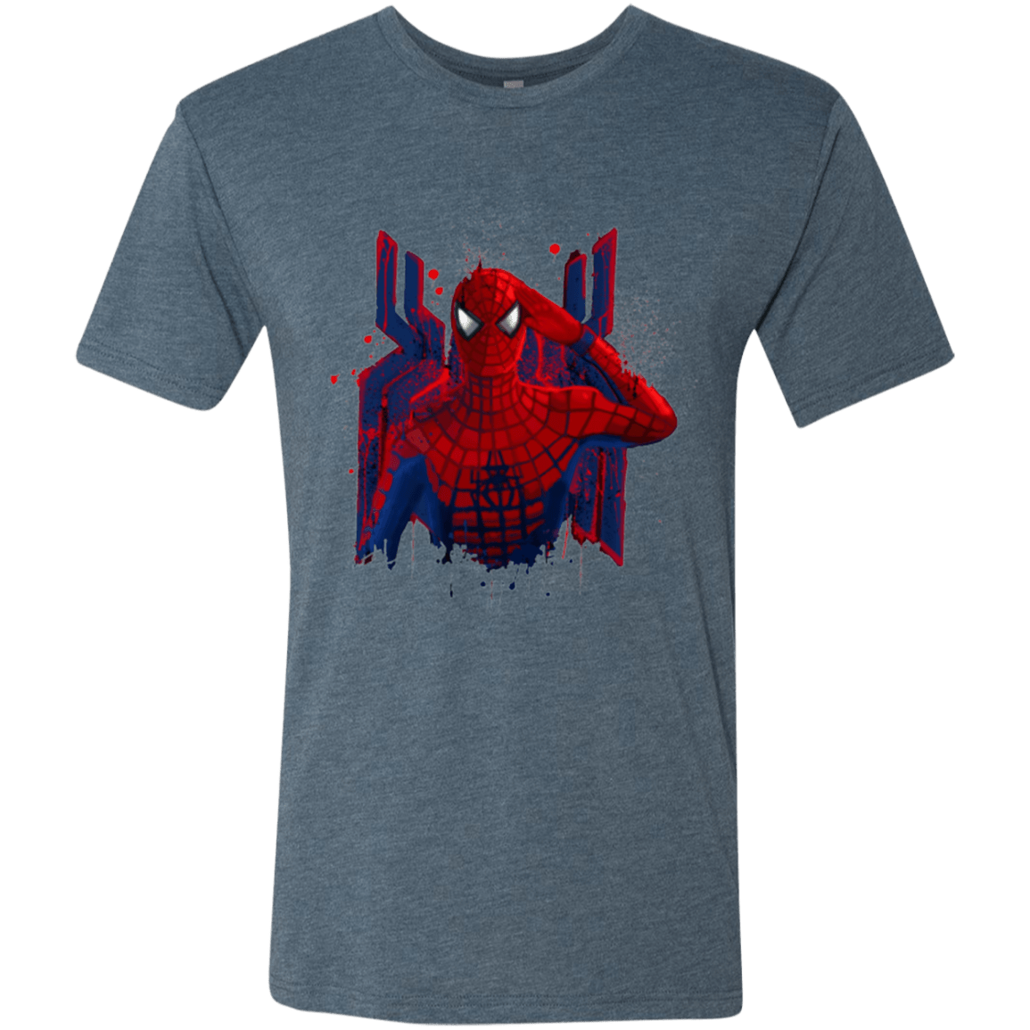 T-Shirts Indigo / Small Hero of NY Men's Triblend T-Shirt