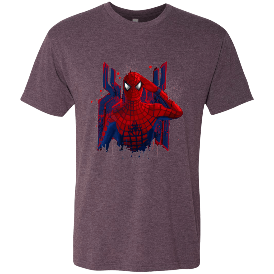 T-Shirts Vintage Purple / Small Hero of NY Men's Triblend T-Shirt