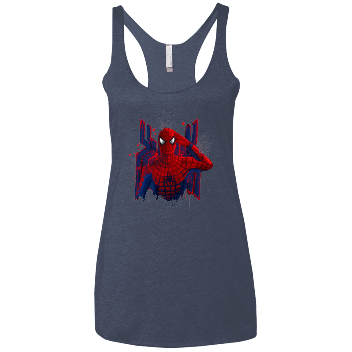 T-Shirts Vintage Navy / X-Small Hero of NY Women's Triblend Racerback Tank