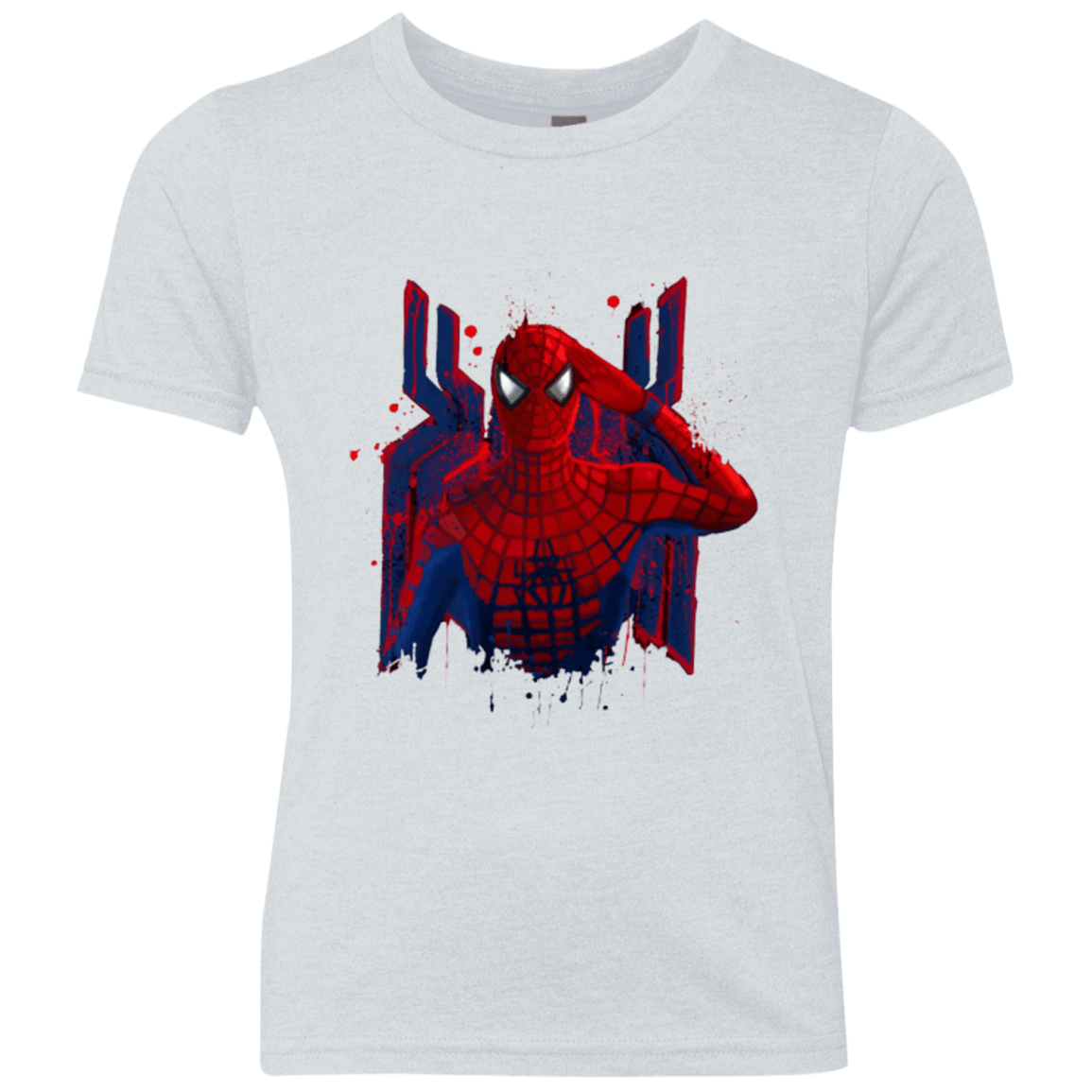 T-Shirts Heather White / YXS Hero of NY Youth Triblend T-Shirt