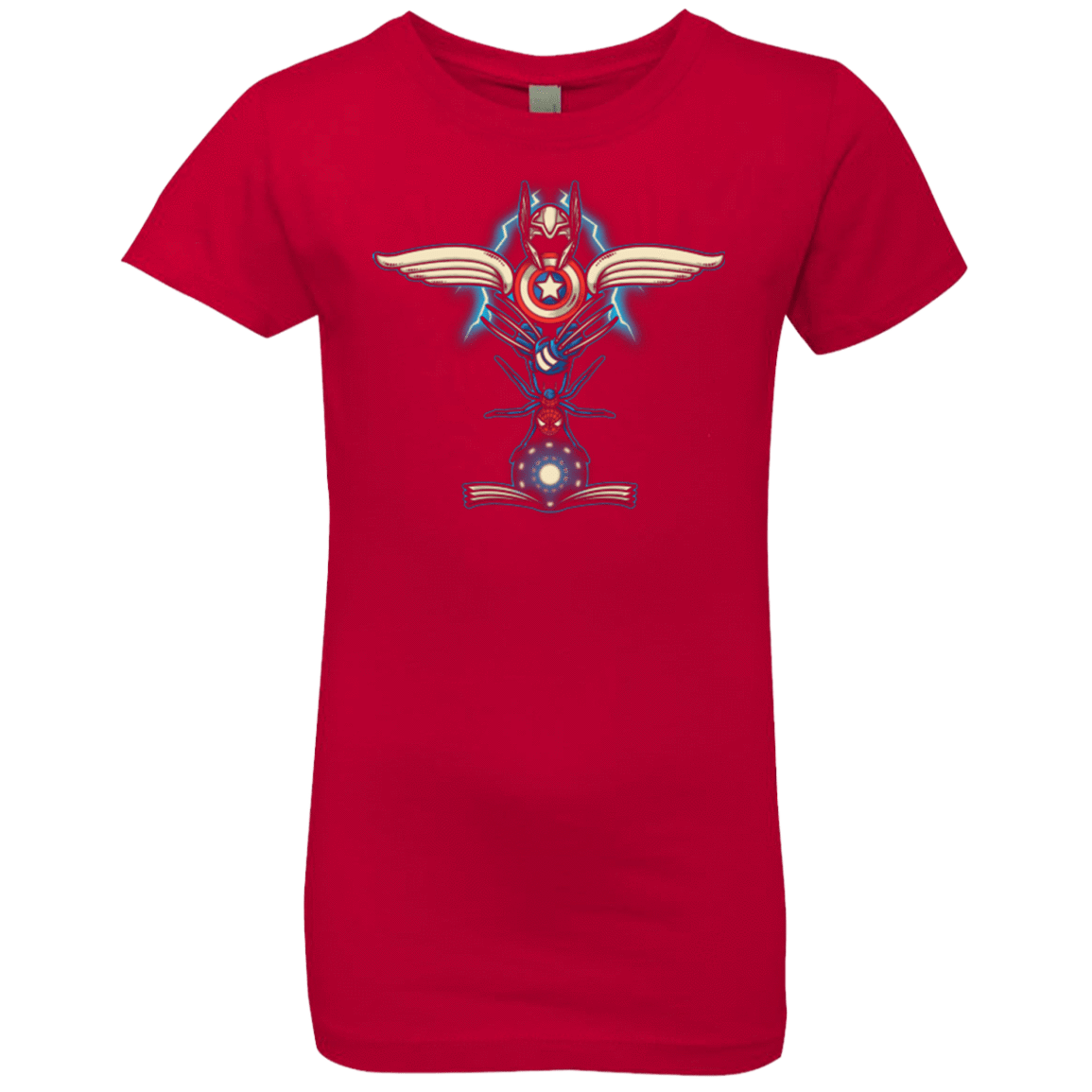 T-Shirts Red / YXS HERO TOTEM Girls Premium T-Shirt