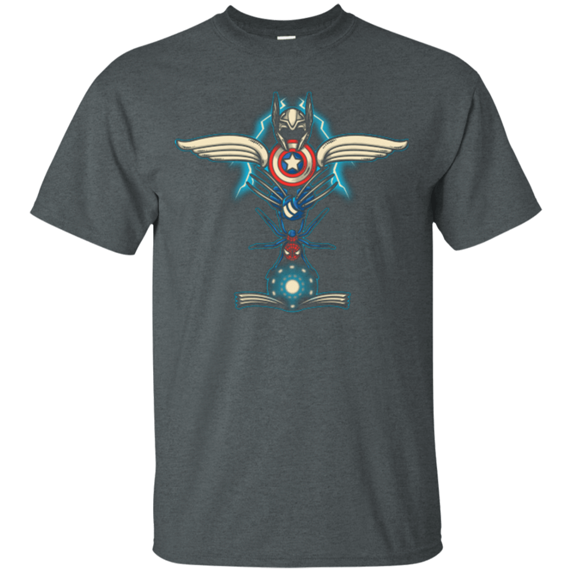T-Shirts Dark Heather / Small HERO TOTEM T-Shirt