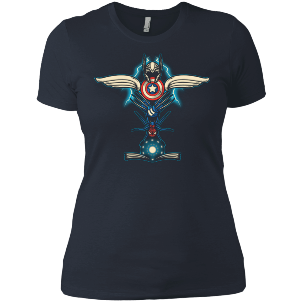 T-Shirts Indigo / X-Small HERO TOTEM Women's Premium T-Shirt