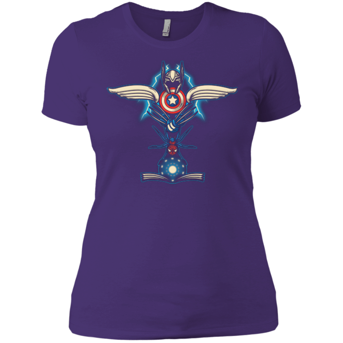 T-Shirts Purple / X-Small HERO TOTEM Women's Premium T-Shirt