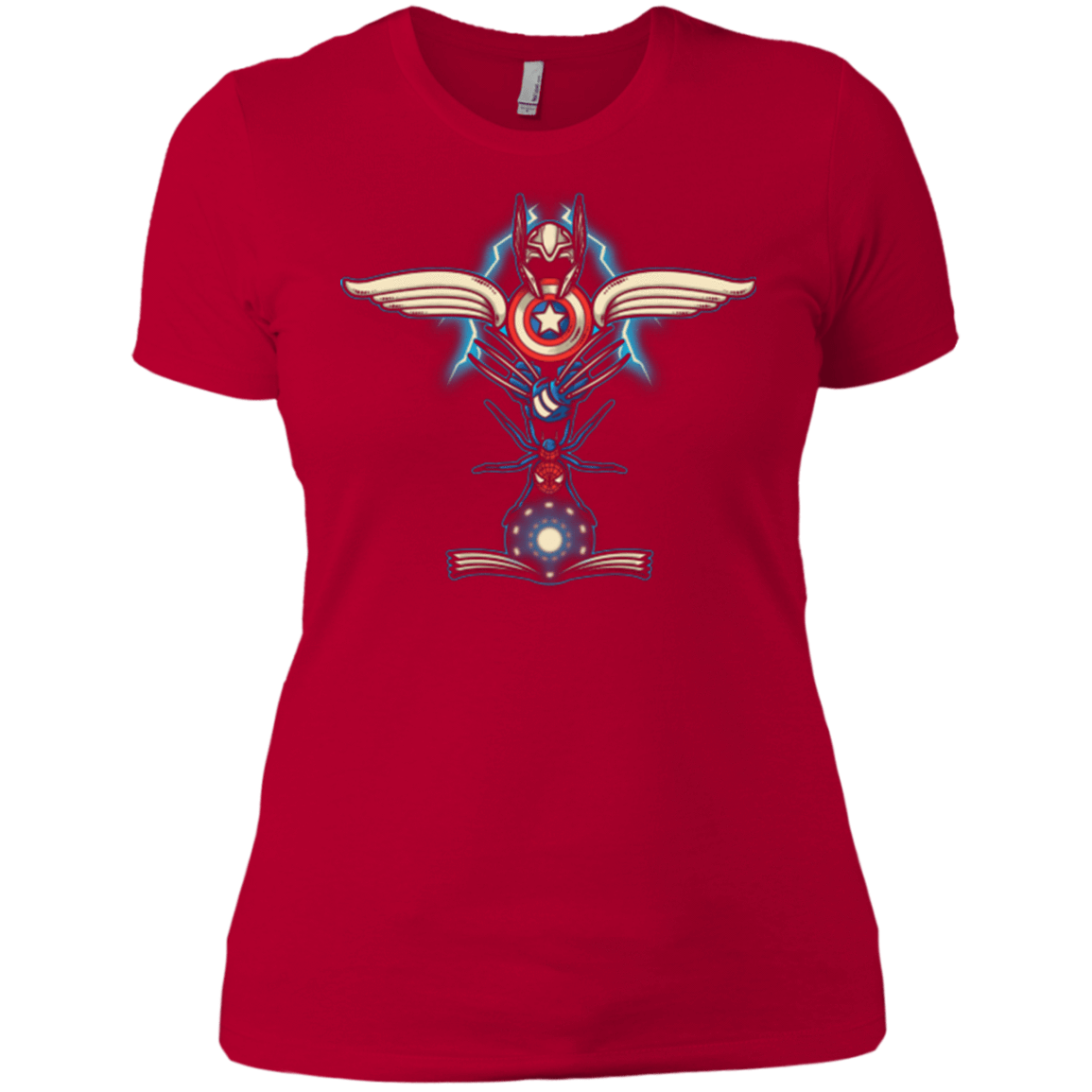 T-Shirts Red / X-Small HERO TOTEM Women's Premium T-Shirt