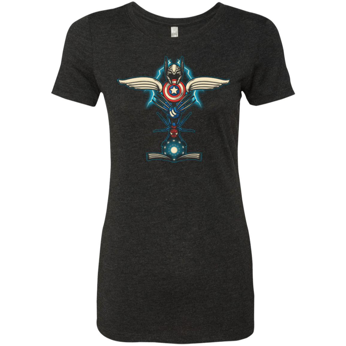 T-Shirts Vintage Black / Small HERO TOTEM Women's Triblend T-Shirt
