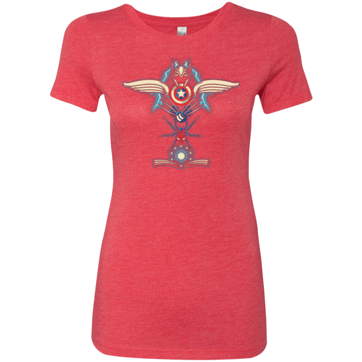 T-Shirts Vintage Red / Small HERO TOTEM Women's Triblend T-Shirt