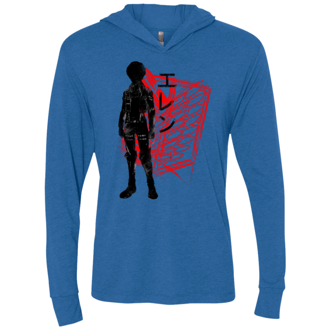 T-Shirts Vintage Royal / X-Small Hero Triblend Long Sleeve Hoodie Tee