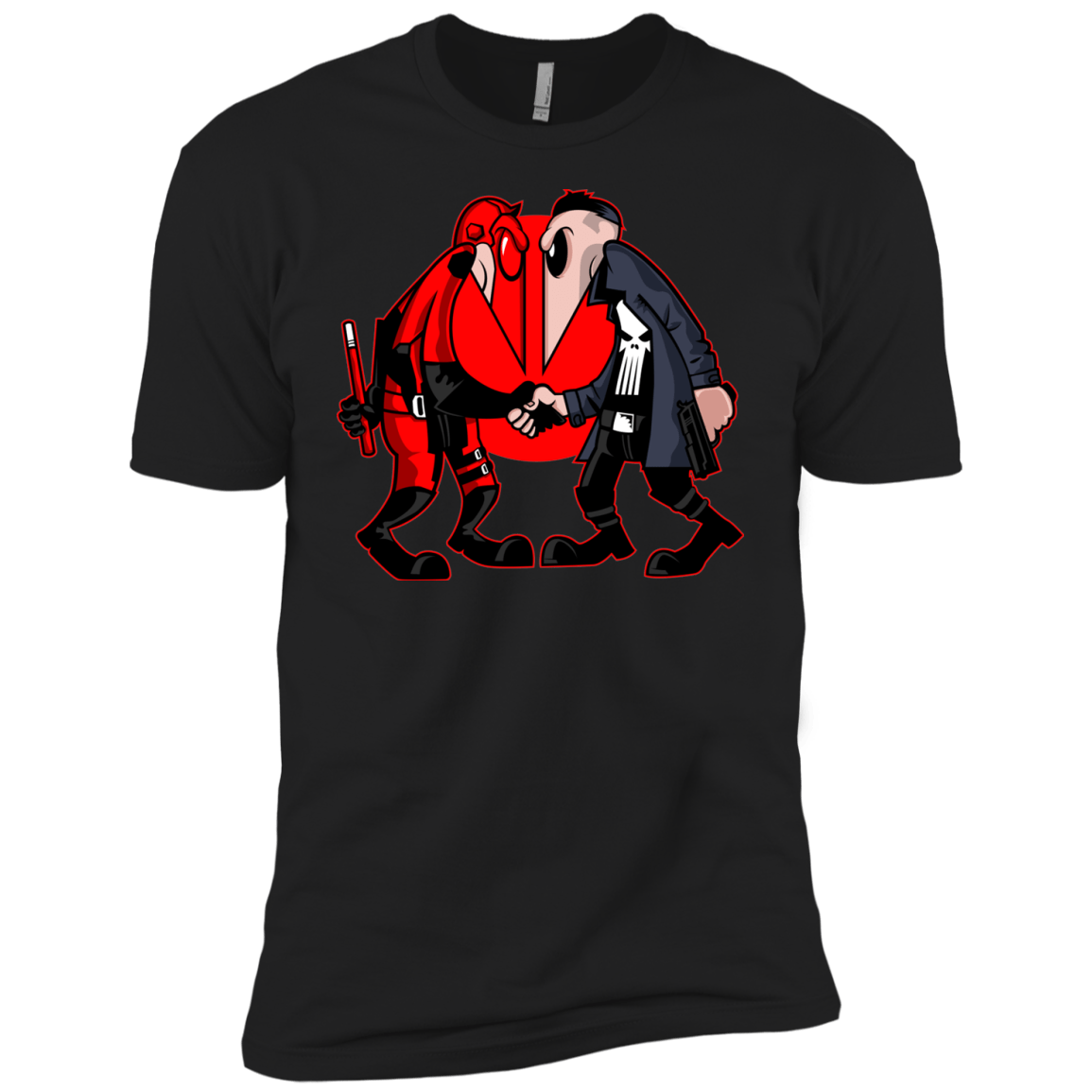 T-Shirts Black / YXS Hero vs Antihero Boys Premium T-Shirt