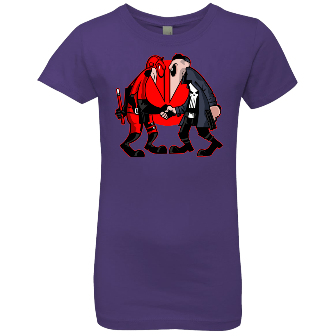 T-Shirts Purple Rush / YXS Hero vs Antihero Girls Premium T-Shirt