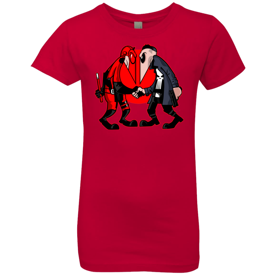 T-Shirts Red / YXS Hero vs Antihero Girls Premium T-Shirt