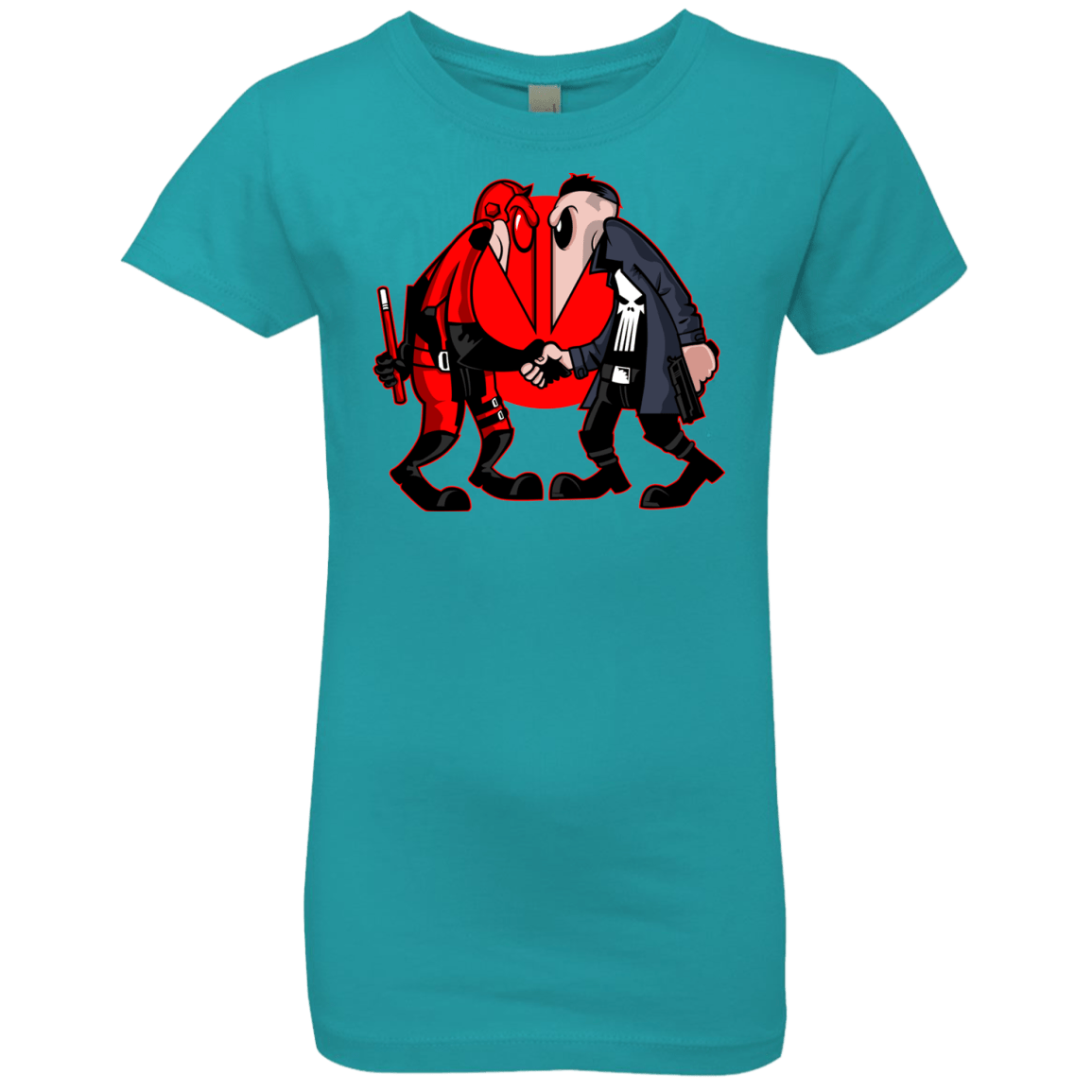 T-Shirts Tahiti Blue / YXS Hero vs Antihero Girls Premium T-Shirt