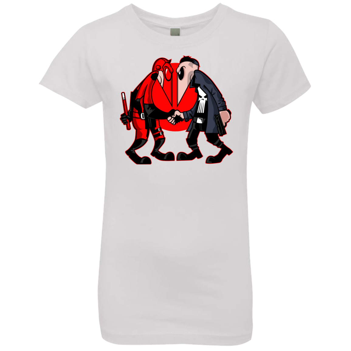 T-Shirts White / YXS Hero vs Antihero Girls Premium T-Shirt