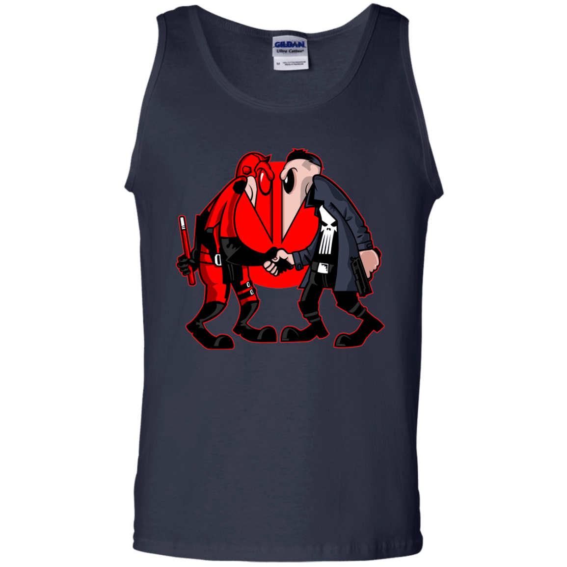 T-Shirts Navy / S Hero vs Antihero Men's Tank Top