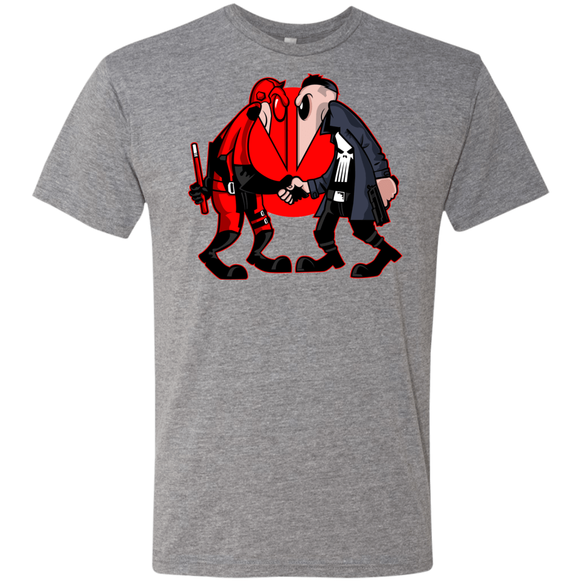 T-Shirts Premium Heather / S Hero vs Antihero Men's Triblend T-Shirt