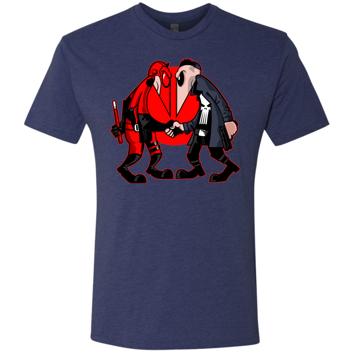 T-Shirts Vintage Navy / S Hero vs Antihero Men's Triblend T-Shirt