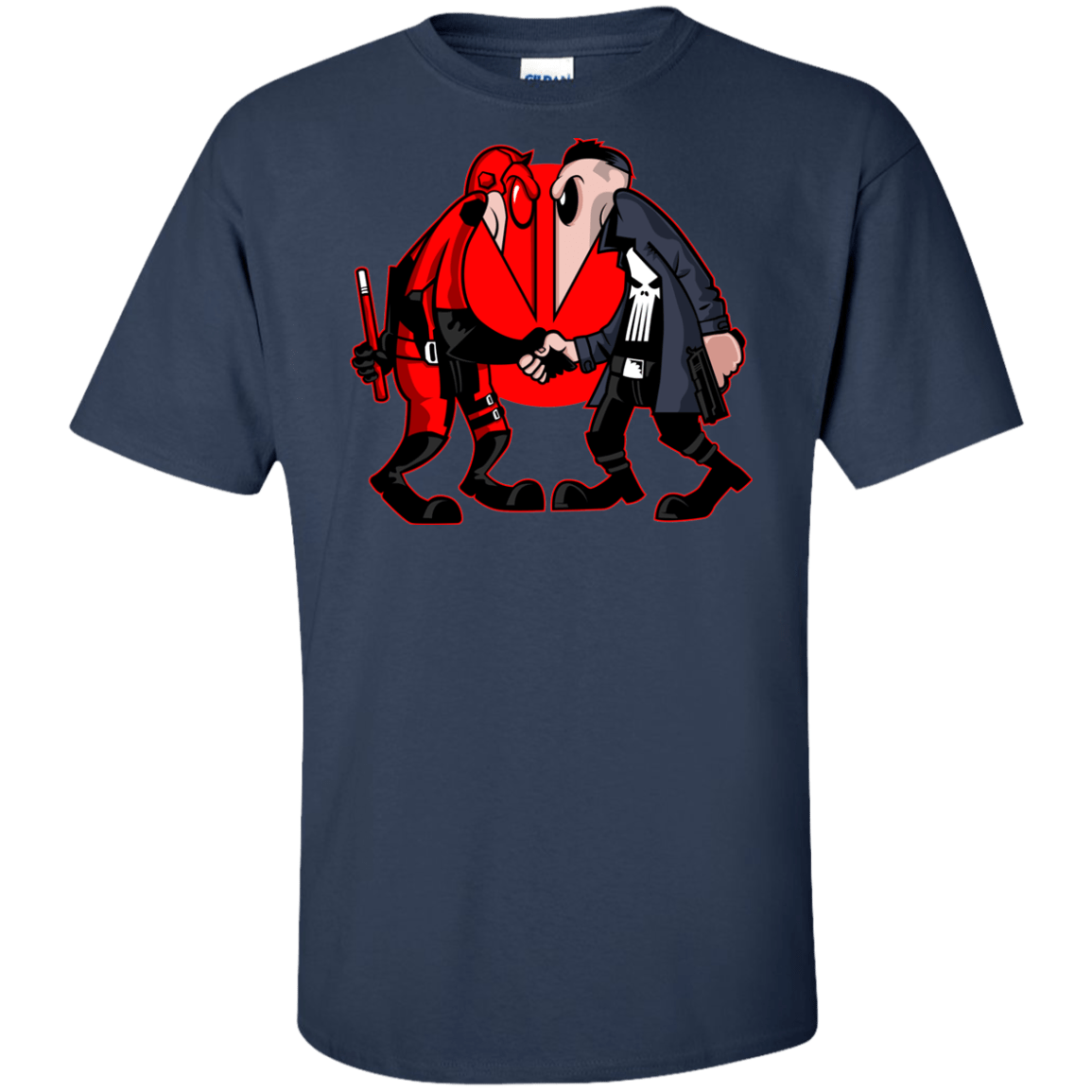 T-Shirts Navy / XLT Hero vs Antihero Tall T-Shirt