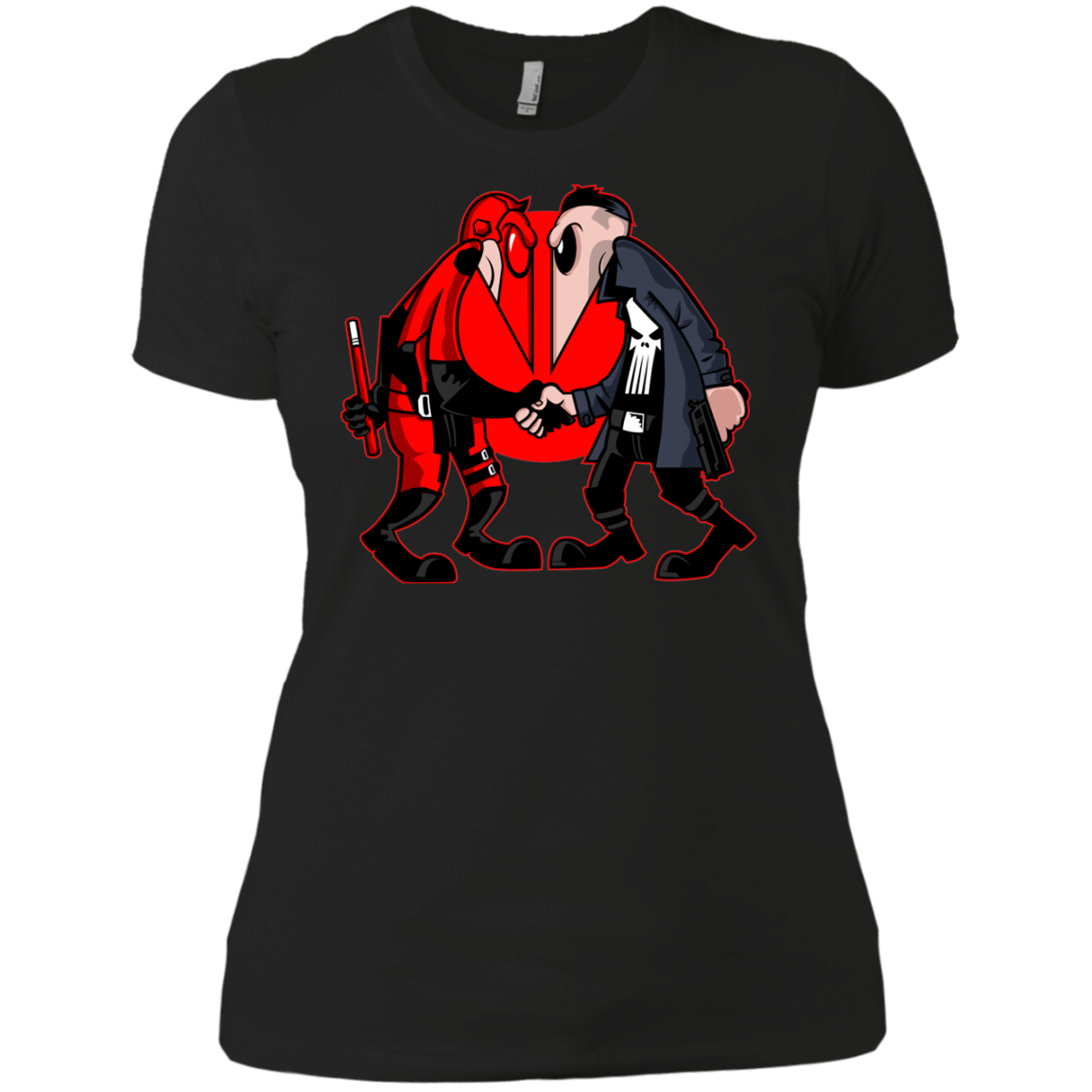 T-Shirts Black / X-Small Hero vs Antihero Women's Premium T-Shirt