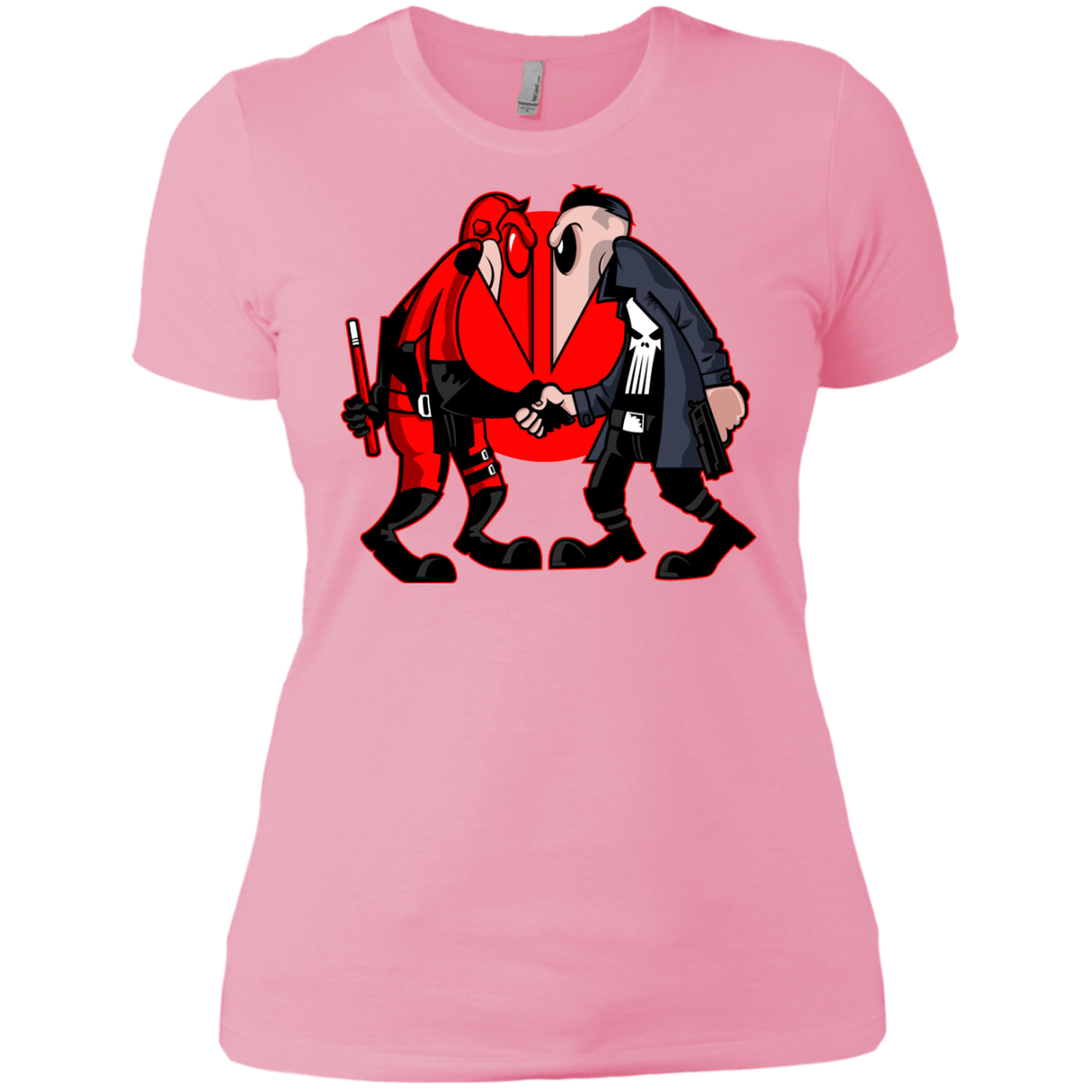 T-Shirts Light Pink / X-Small Hero vs Antihero Women's Premium T-Shirt