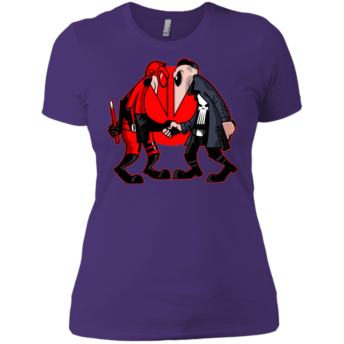 T-Shirts Purple Rush/ / X-Small Hero vs Antihero Women's Premium T-Shirt