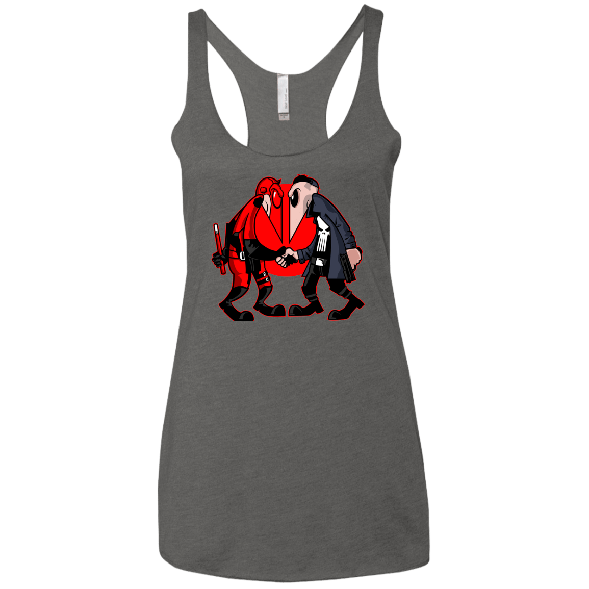 T-Shirts Premium Heather / X-Small Hero vs Antihero Women's Triblend Racerback Tank