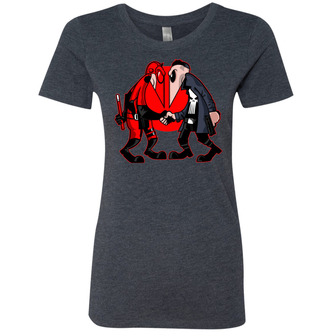 T-Shirts Vintage Navy / S Hero vs Antihero Women's Triblend T-Shirt