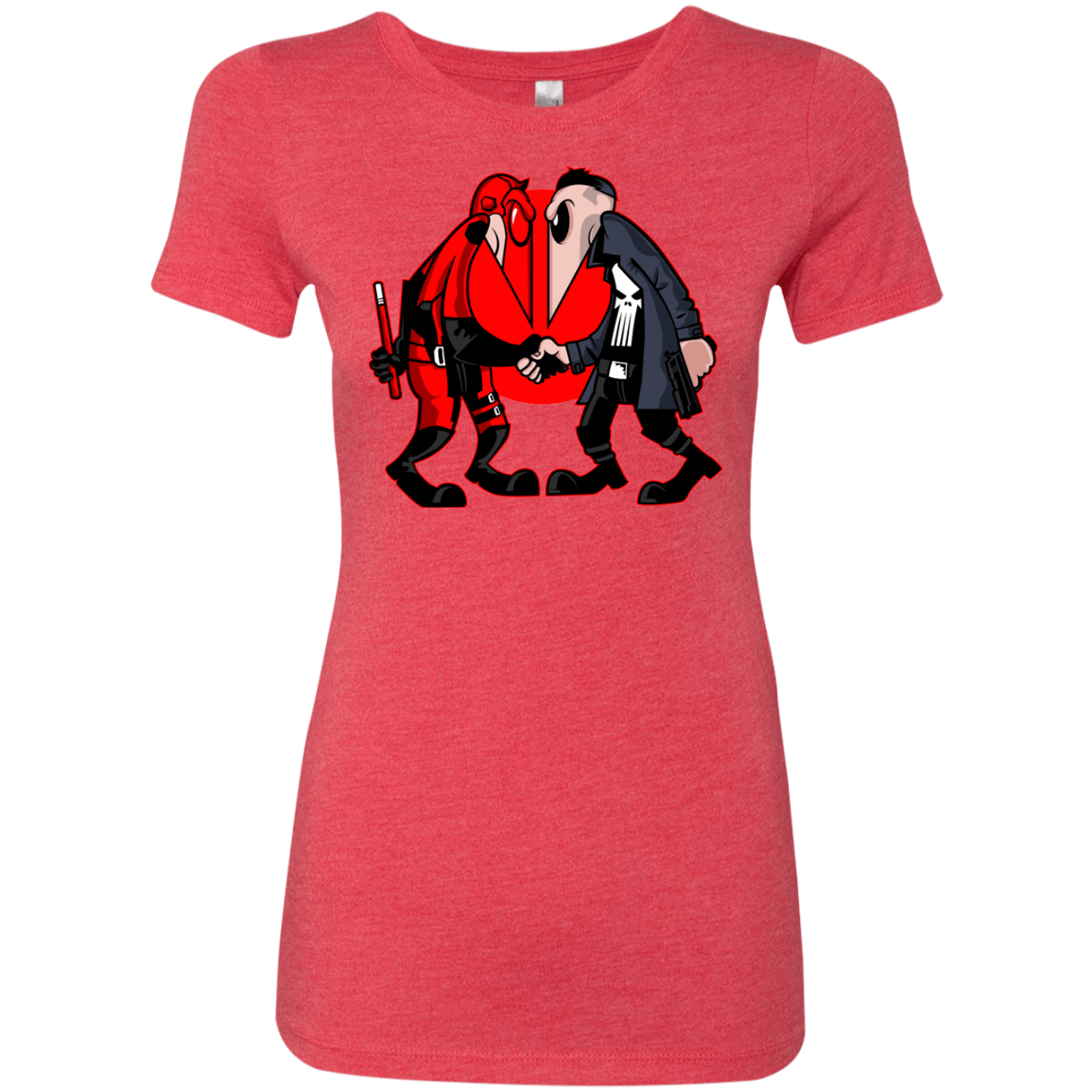 T-Shirts Vintage Red / S Hero vs Antihero Women's Triblend T-Shirt