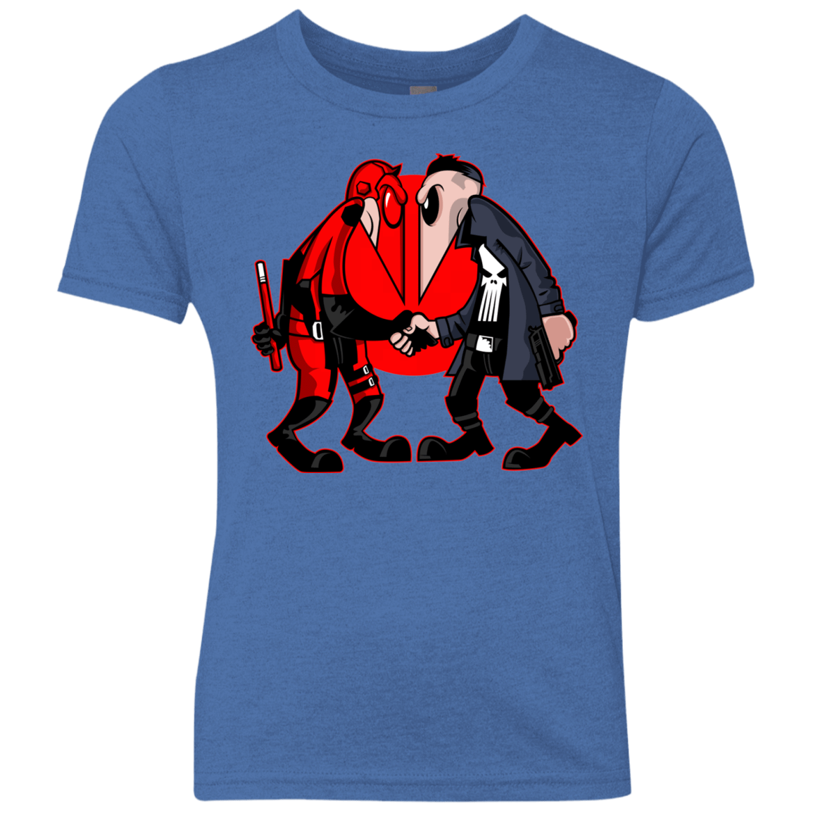 T-Shirts Vintage Royal / YXS Hero vs Antihero Youth Triblend T-Shirt