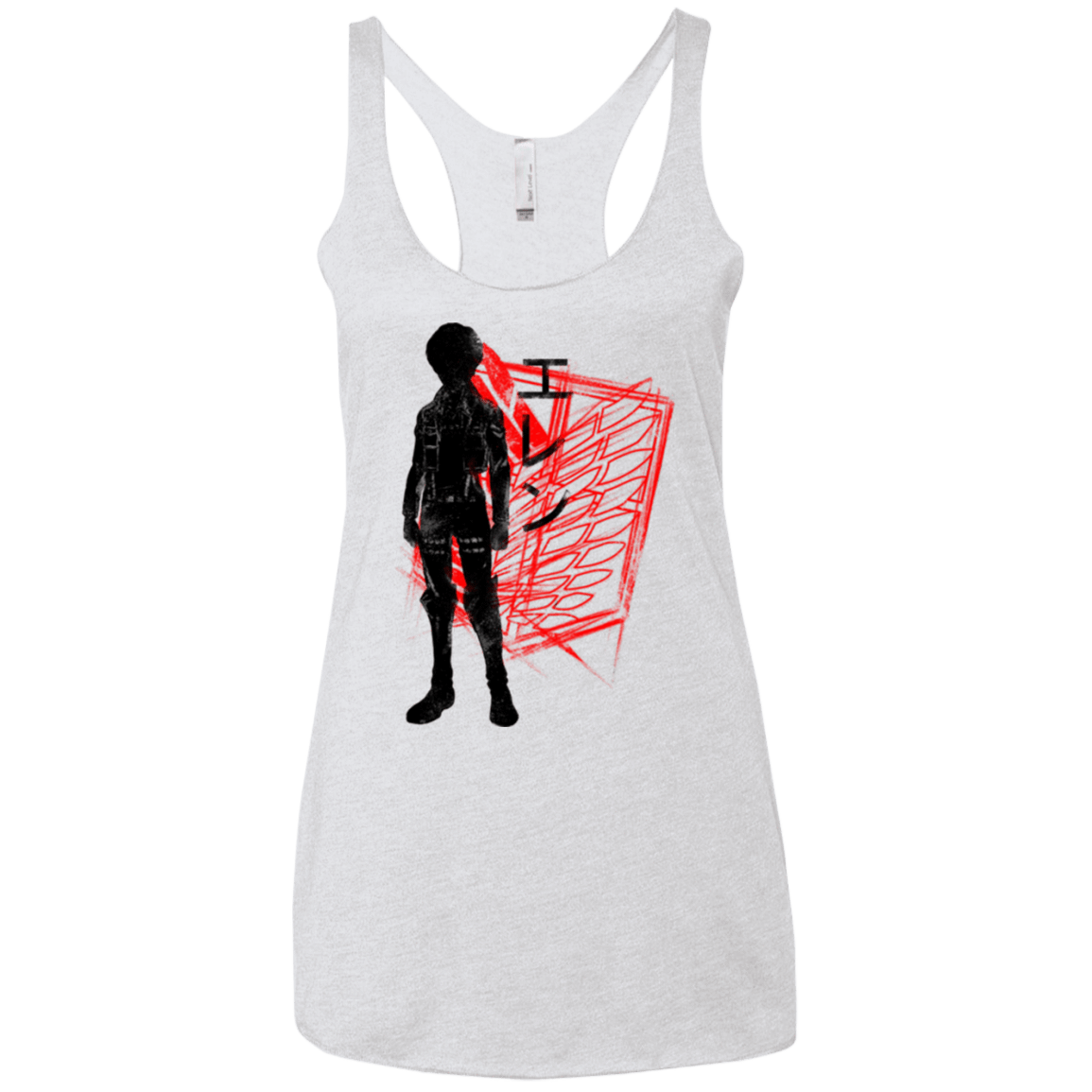 T-Shirts Heather White / X-Small Hero Women's Triblend Racerback Tank