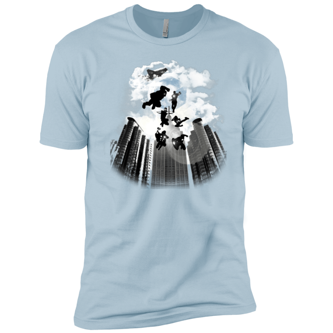 T-Shirts Light Blue / YXS Heroes Assemble!! Boys Premium T-Shirt