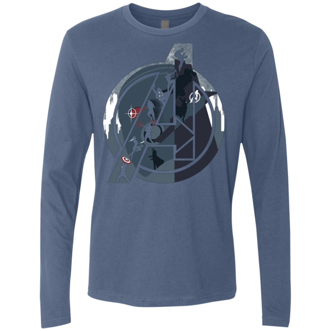 T-Shirts Indigo / Small Heroes Assemble Men's Premium Long Sleeve