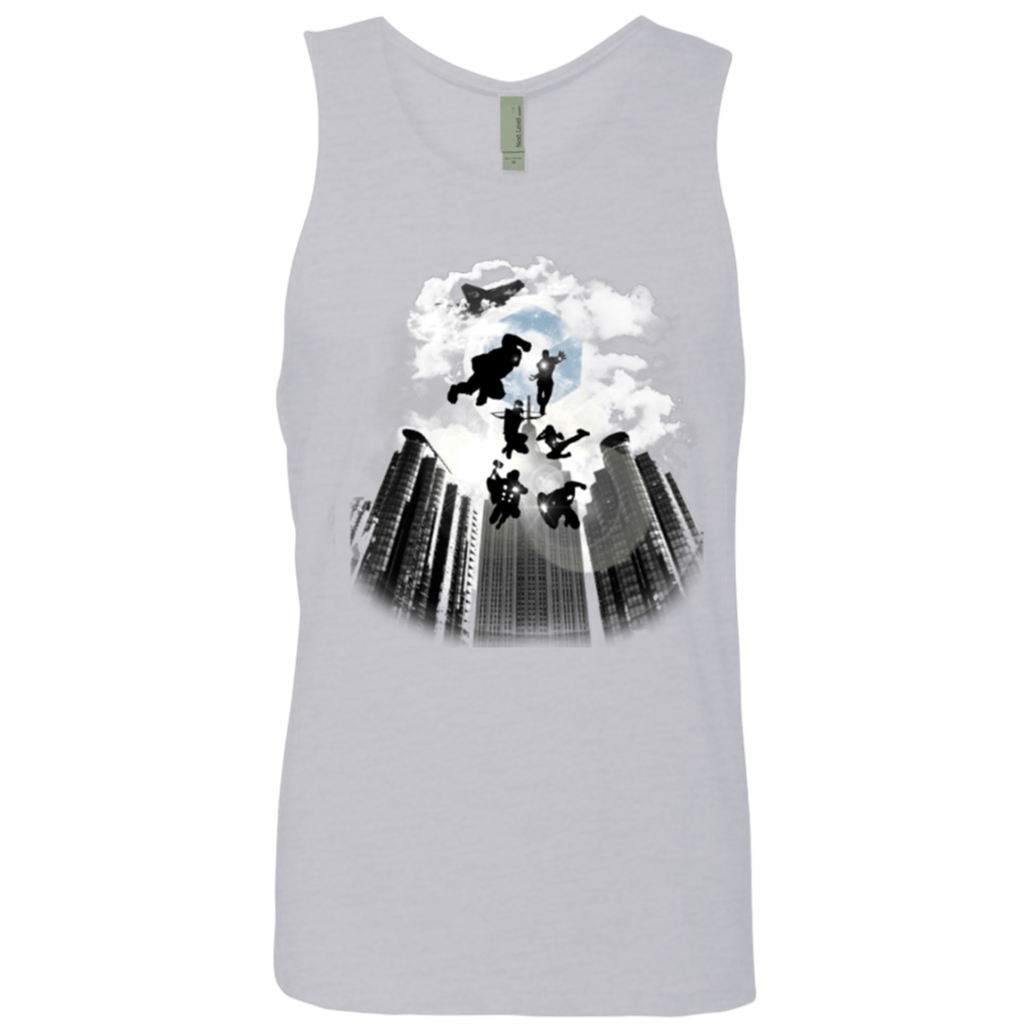 T-Shirts Heather Grey / Small Heroes Assemble!! Men's Premium Tank Top