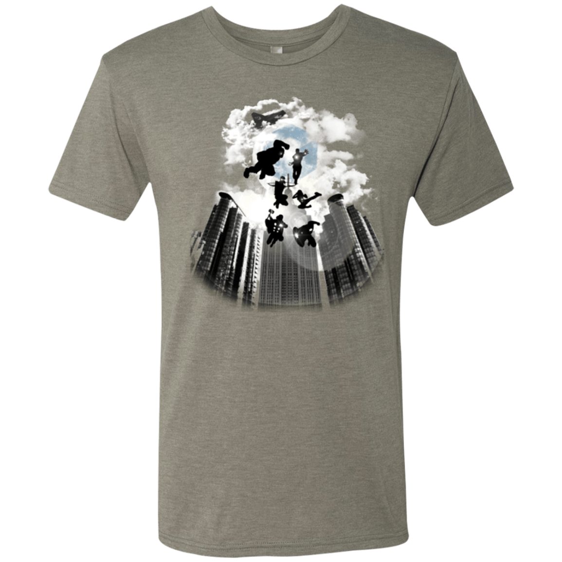 T-Shirts Venetian Grey / Small Heroes Assemble!! Men's Triblend T-Shirt