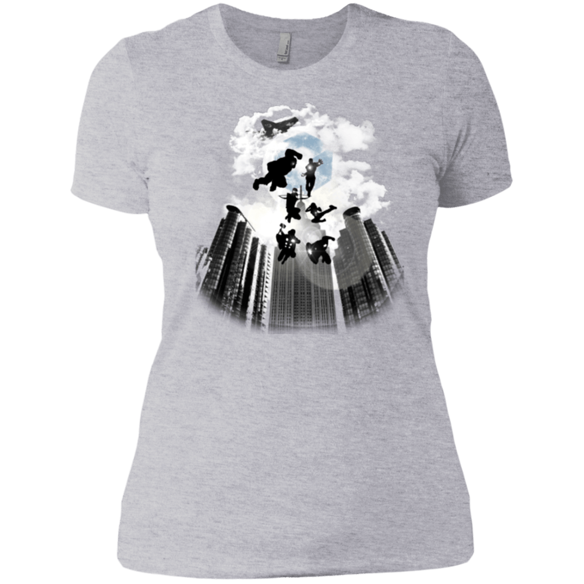 T-Shirts Heather Grey / X-Small Heroes Assemble!! Women's Premium T-Shirt