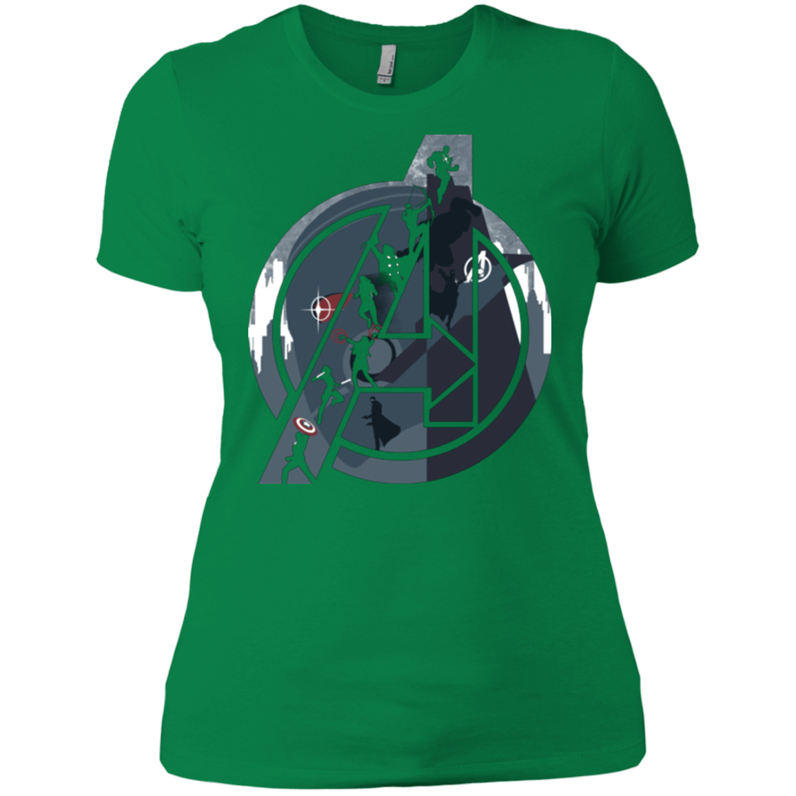 T-Shirts Kelly Green / X-Small Heroes Assemble Women's Premium T-Shirt