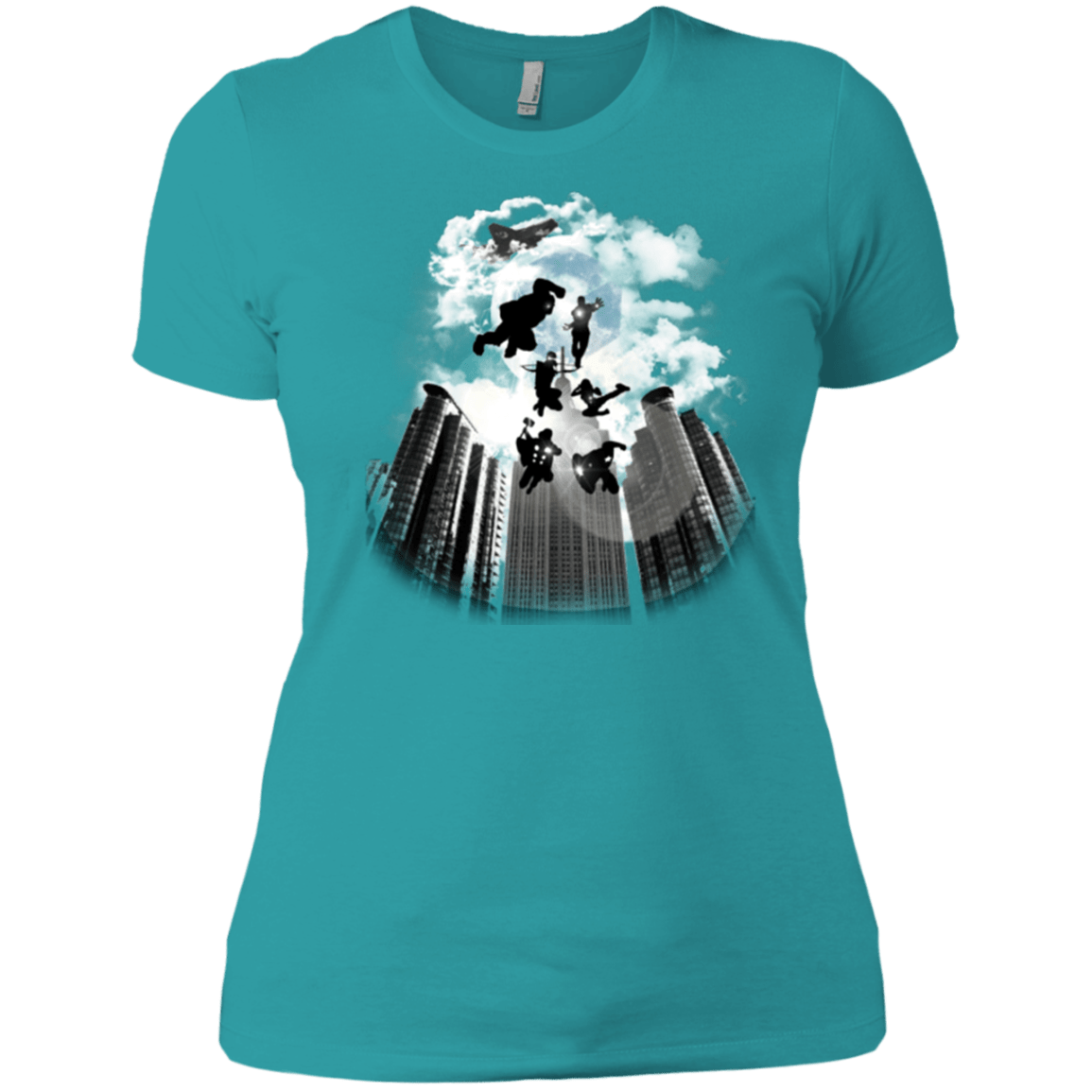 T-Shirts Tahiti Blue / X-Small Heroes Assemble!! Women's Premium T-Shirt
