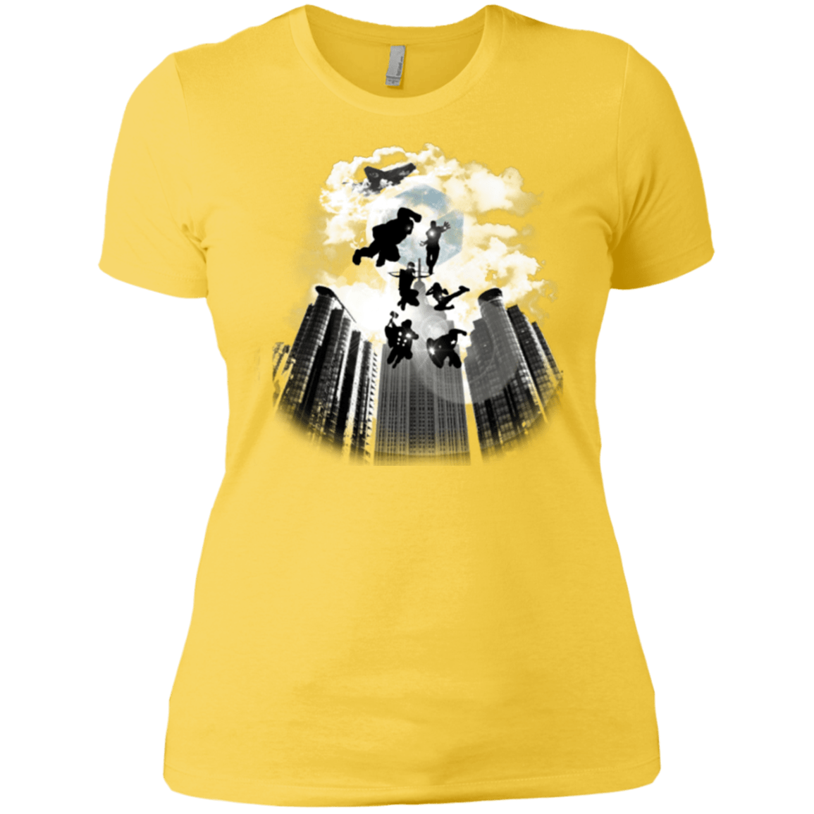 T-Shirts Vibrant Yellow / X-Small Heroes Assemble!! Women's Premium T-Shirt