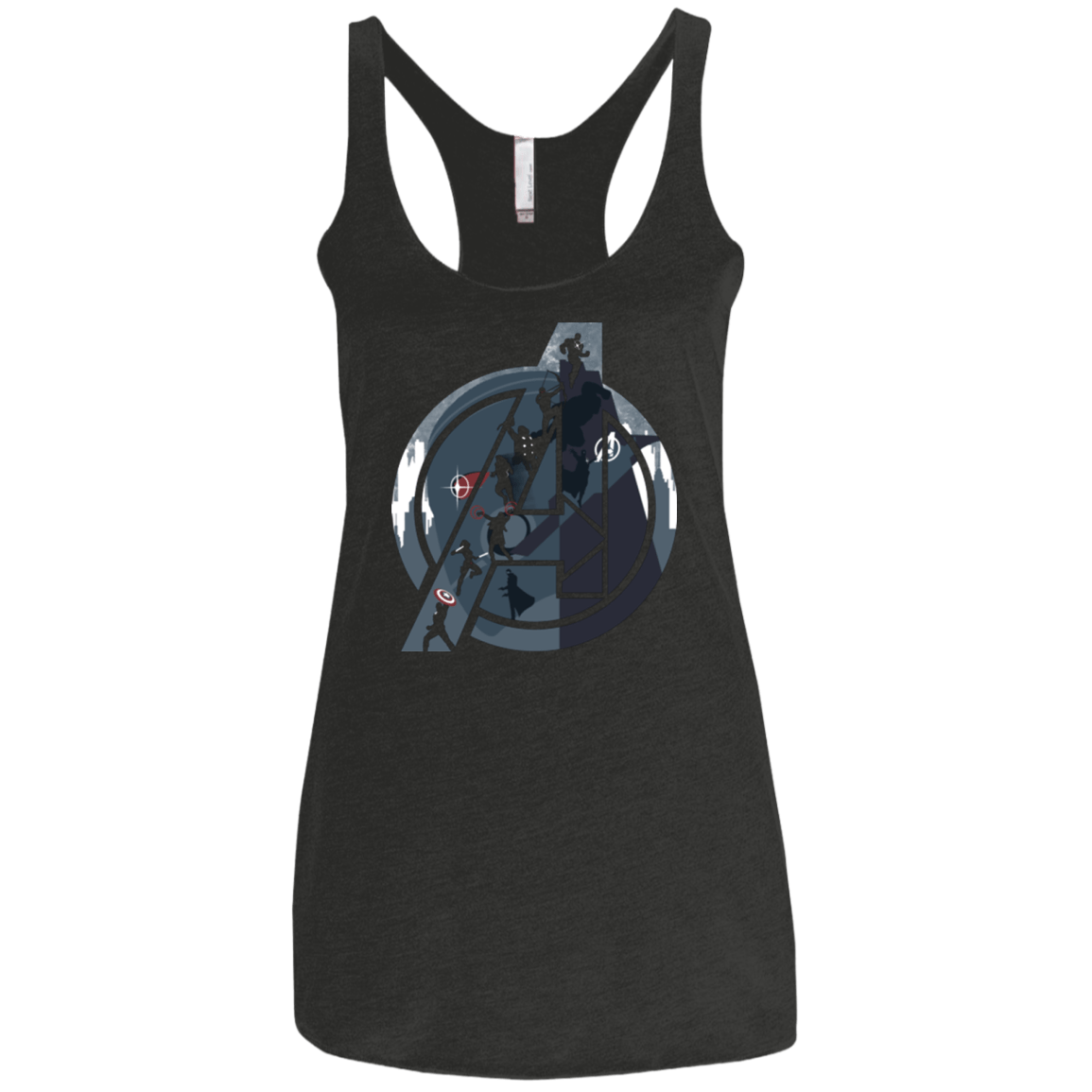 T-Shirts Vintage Black / X-Small Heroes Assemble Women's Triblend Racerback Tank