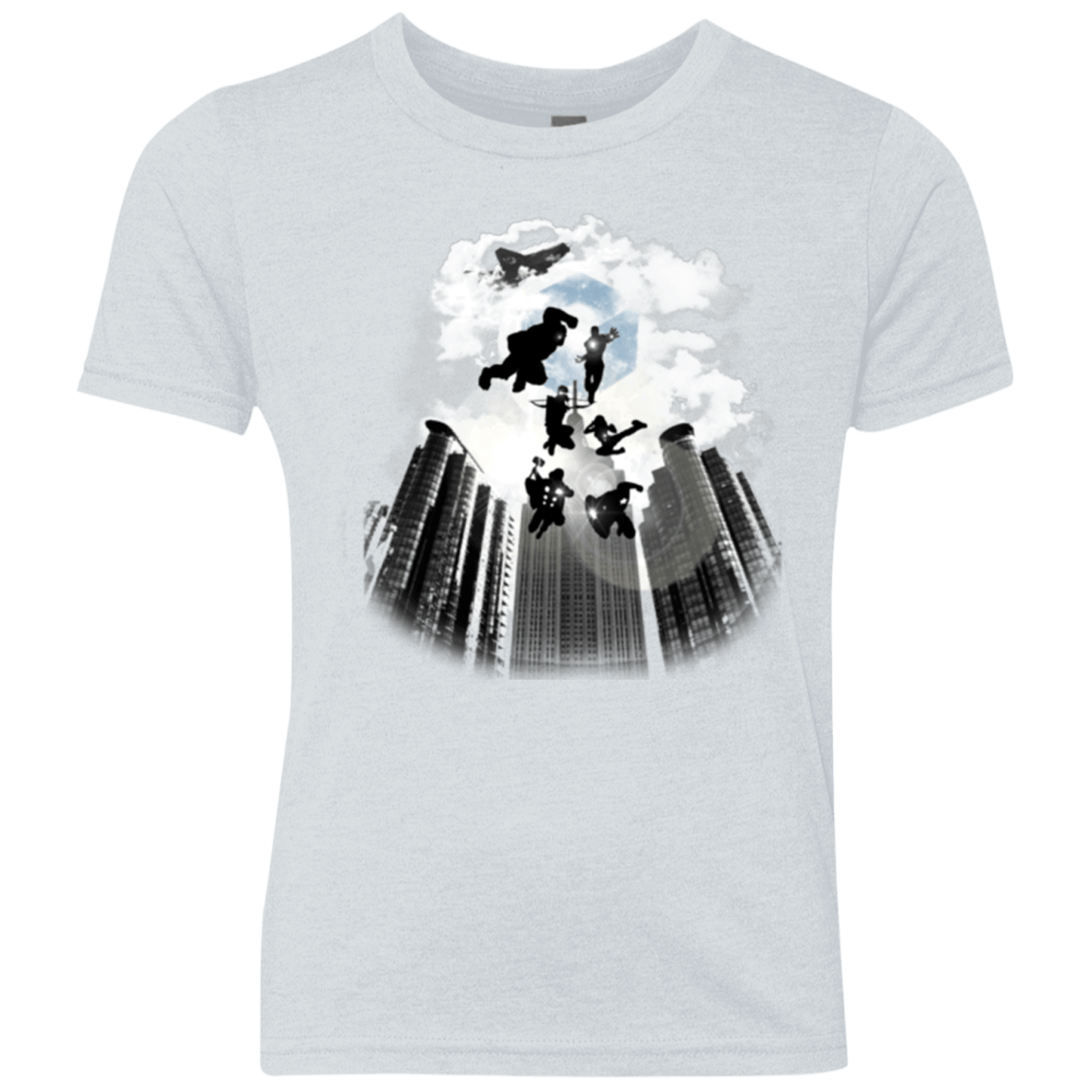 T-Shirts Heather White / YXS Heroes Assemble!! Youth Triblend T-Shirt