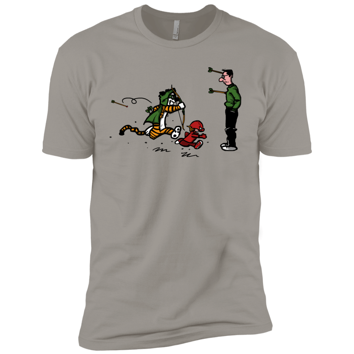 T-Shirts Light Grey / YXS Heroes At Work Boys Premium T-Shirt