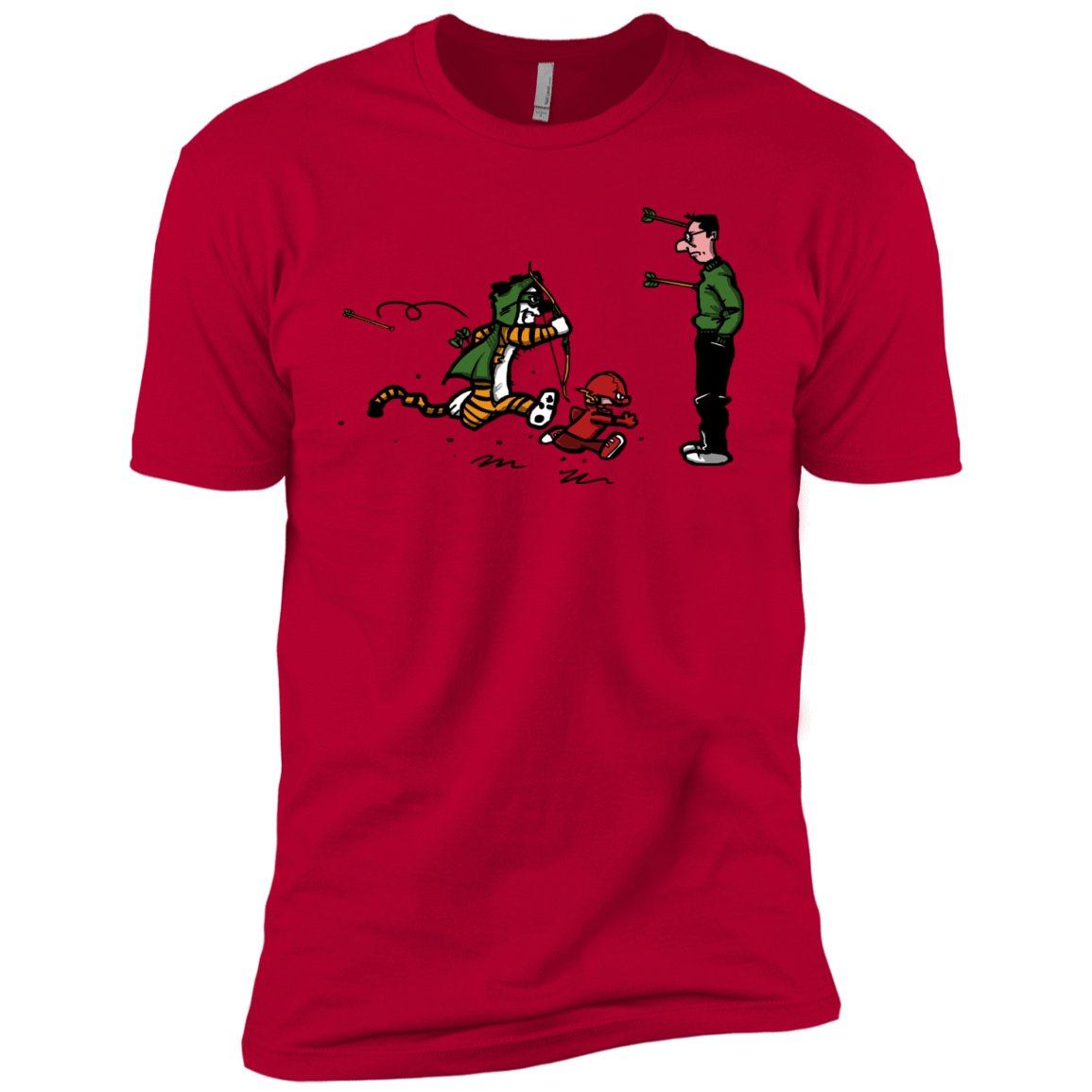 T-Shirts Red / YXS Heroes At Work Boys Premium T-Shirt