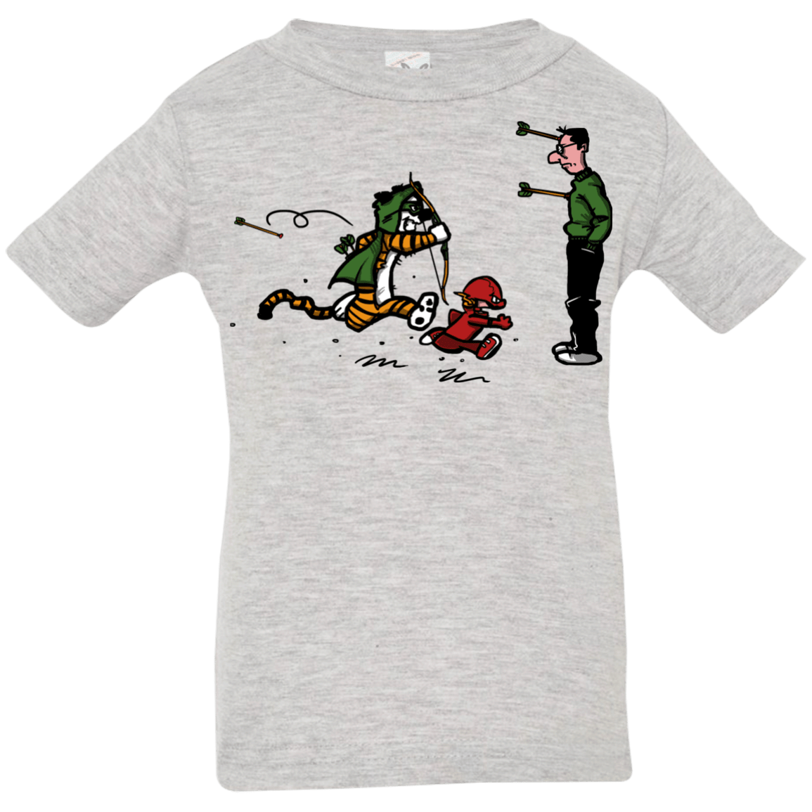 T-Shirts Heather Grey / 6 Months Heroes At Work Infant Premium T-Shirt